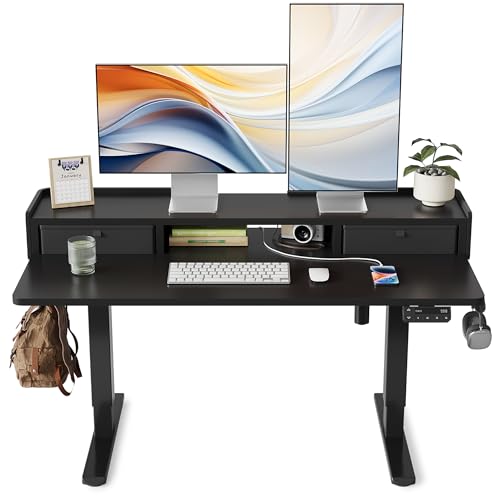 Amazon | YIHAYO ローデスク 高さ46-72cm 昇降デスク 幅120cm 奥行き